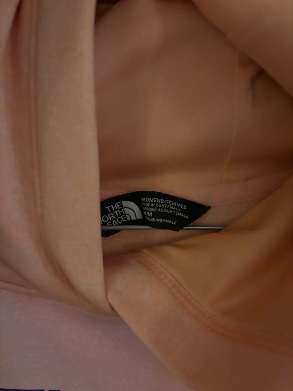 The North Face Soft Peach Hoodie with Logo Detail - Picture 2 of 3